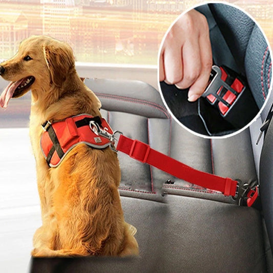 Adjustable Dog Seat Belt For Safe Travel - Stanley's Pet Products